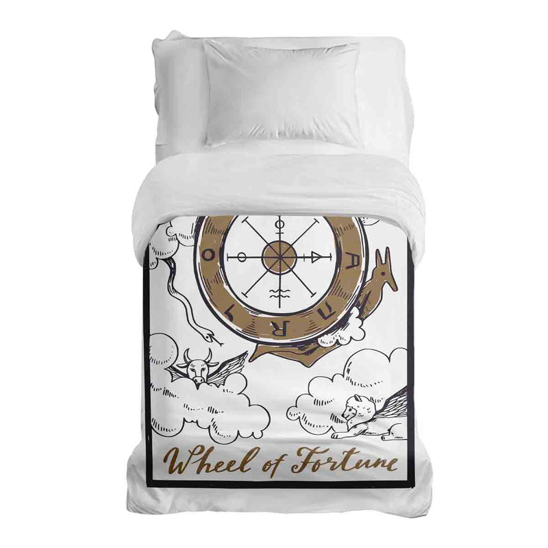 Manta terapéutica original - Funda de algodón Rueda de la Fortuna
