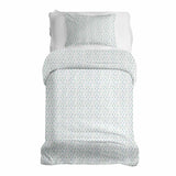 Set de ropa de cama con manta terapéutica y gotas azules