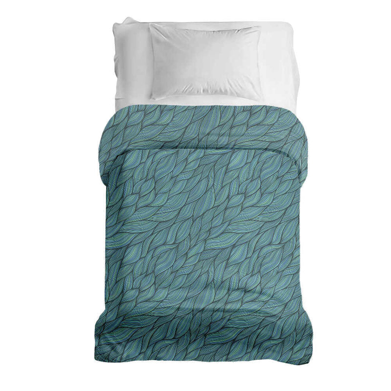 Manta terapéutica original - Funda de algodón tejido verde