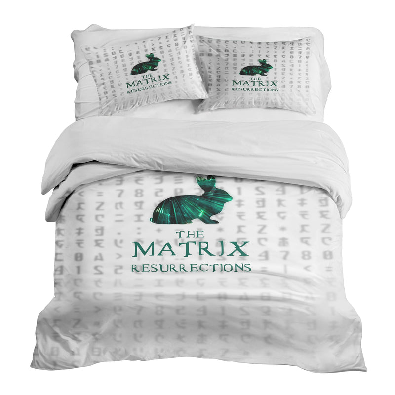 Set de ropa de cama con manta terapéutica blanca Matrix