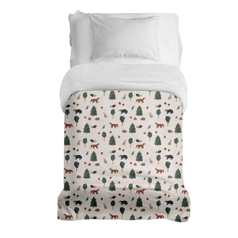 Manta terapéutica original - Funda de algodón Animales del bosque