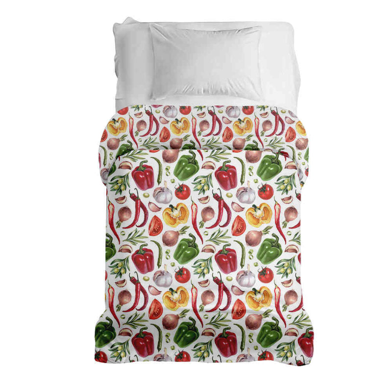 Manta terapéutica original - Funda de algodón con verduras