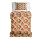 Set de ropa de cama con manta terapéutica gallo chino