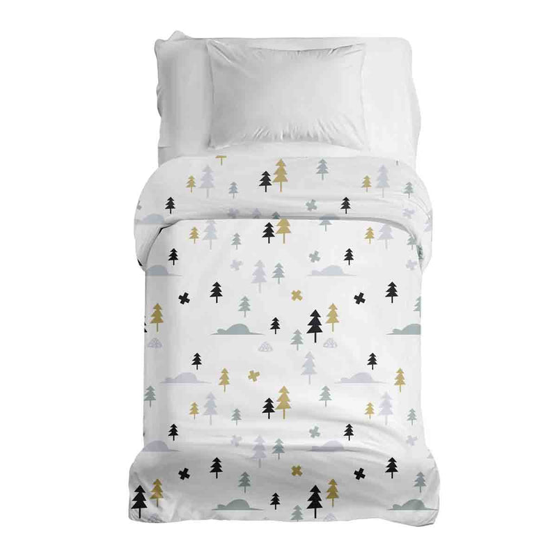 Manta terapéutica original - Funda de algodón bosque gris