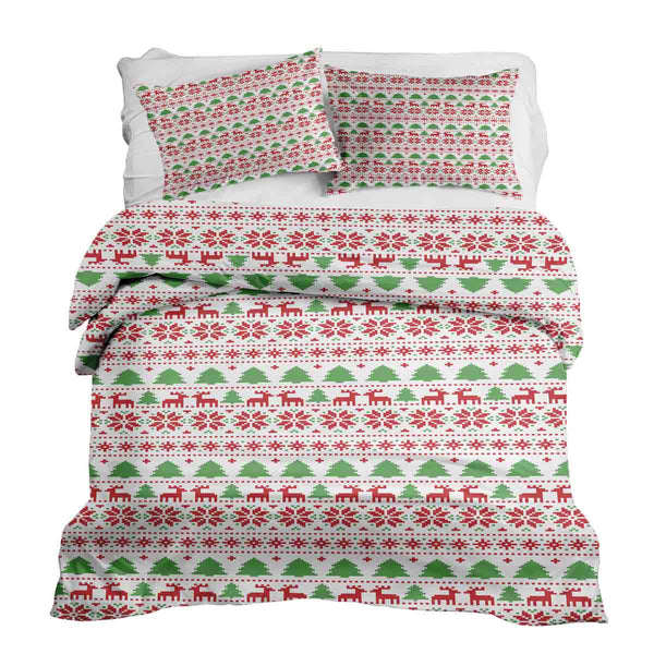 Juego de ropa de cama con manta terapéutica Navidad en Noruega