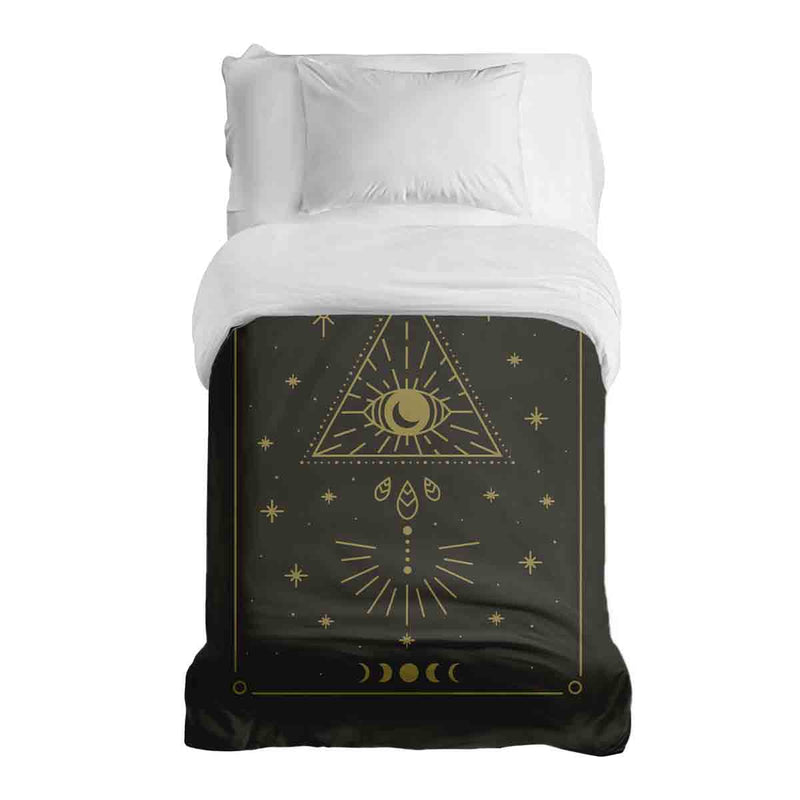 Manta terapéutica original - Funda de algodón negra Sol y Cosmos