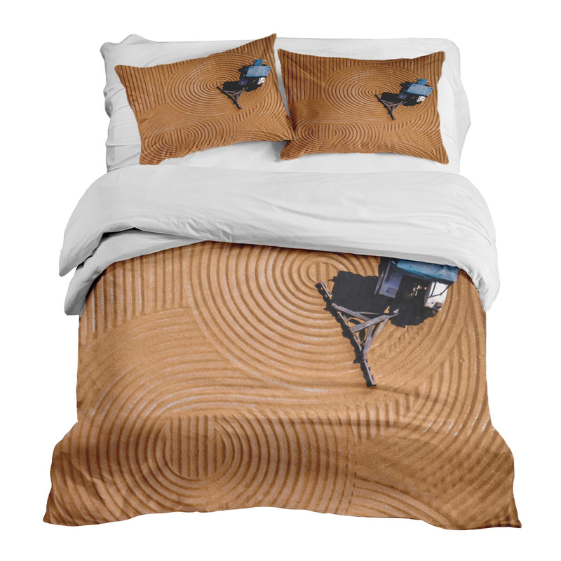 Mantas terapéuticas ropa de cama círculos en el campo