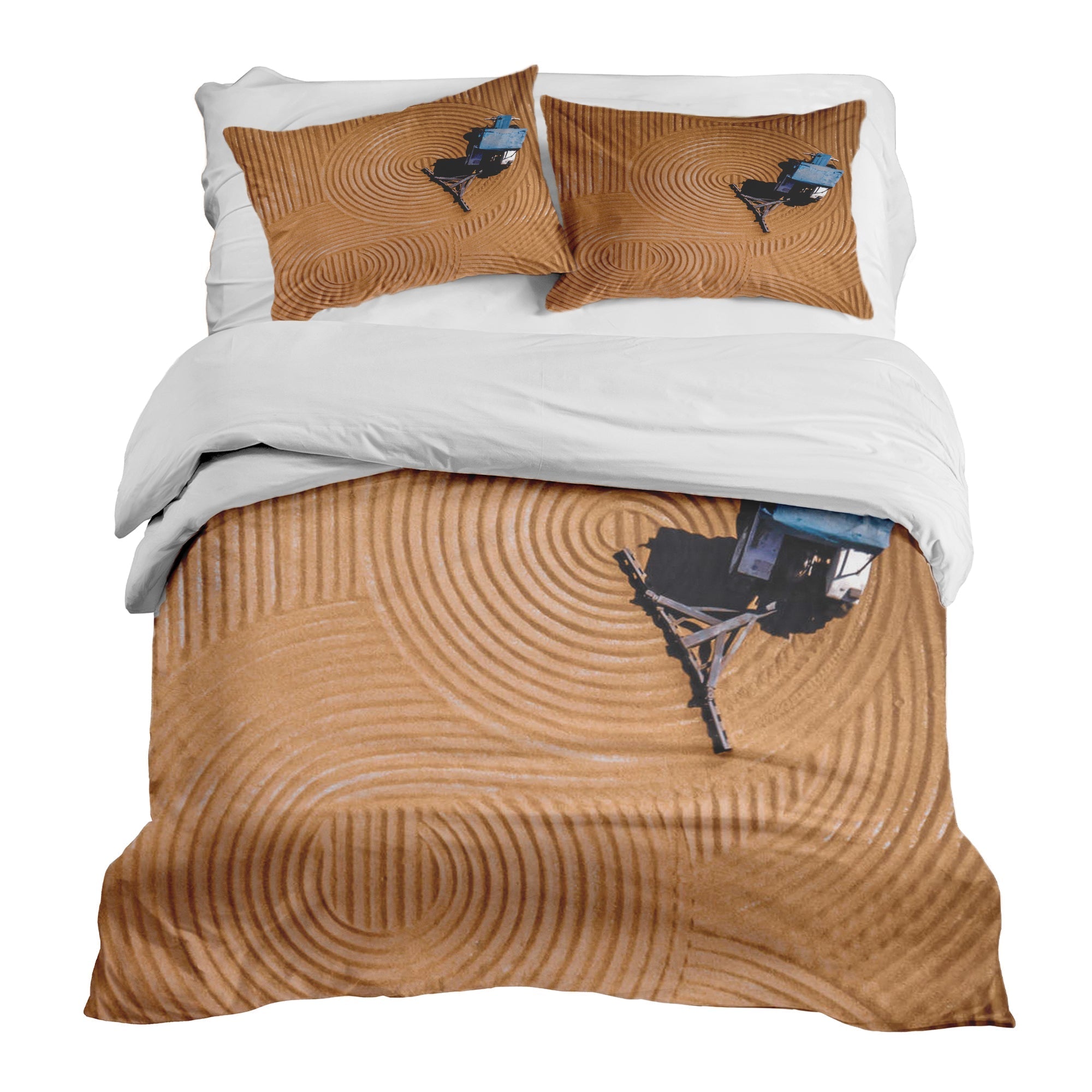 Mantas terapéuticas ropa de cama círculos en el campo