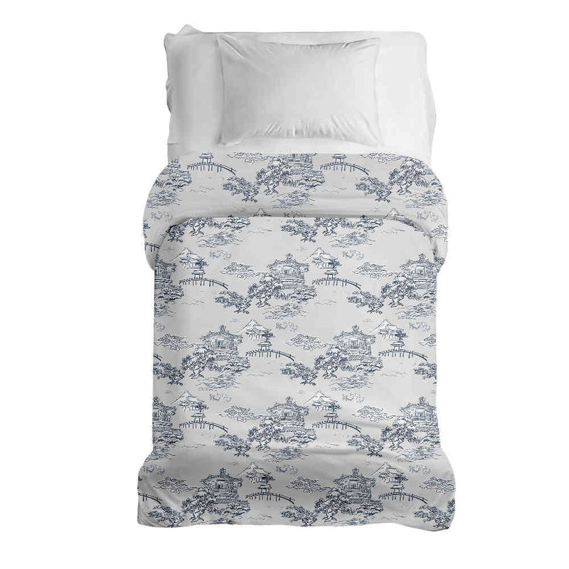 Manta terapéutica original - Funda de algodón gris muralla china