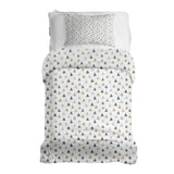 Set de ropa de cama con mantas terapéuticas y pequeños triángulos