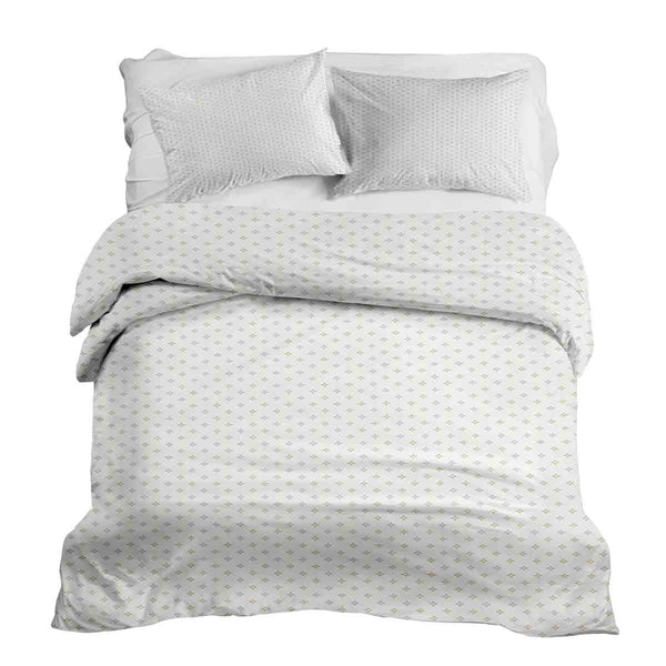 Set de ropa de cama con pequeñas rombos de mantas terapéuticas