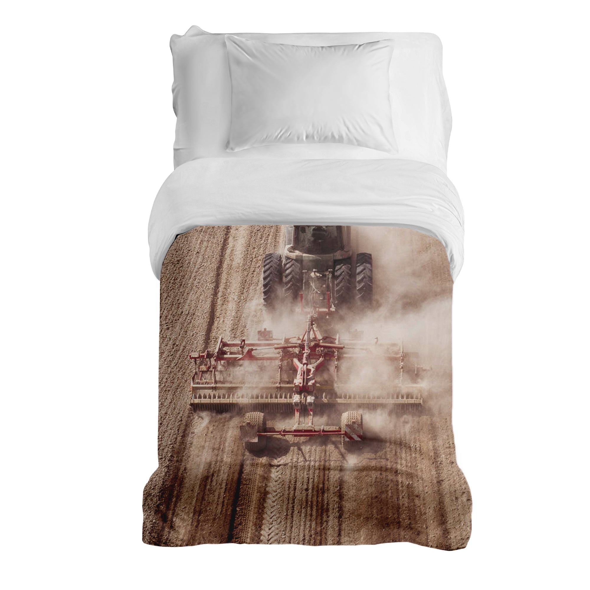 Manta terapéutica original - Funda de algodón tractor en polvo