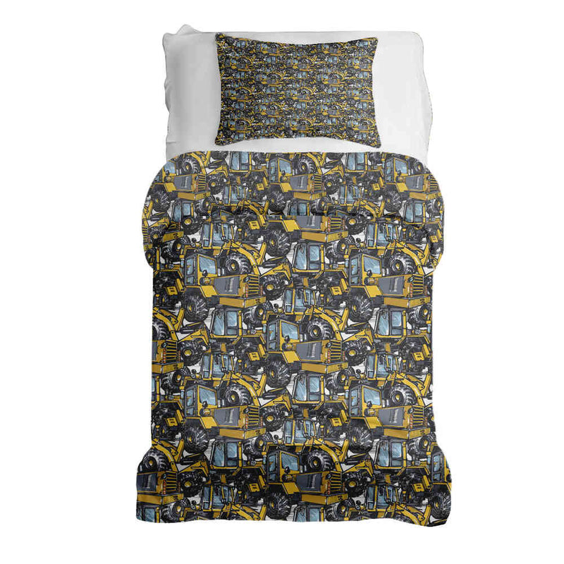 Set de ropa de cama con manta terapéutica tractor