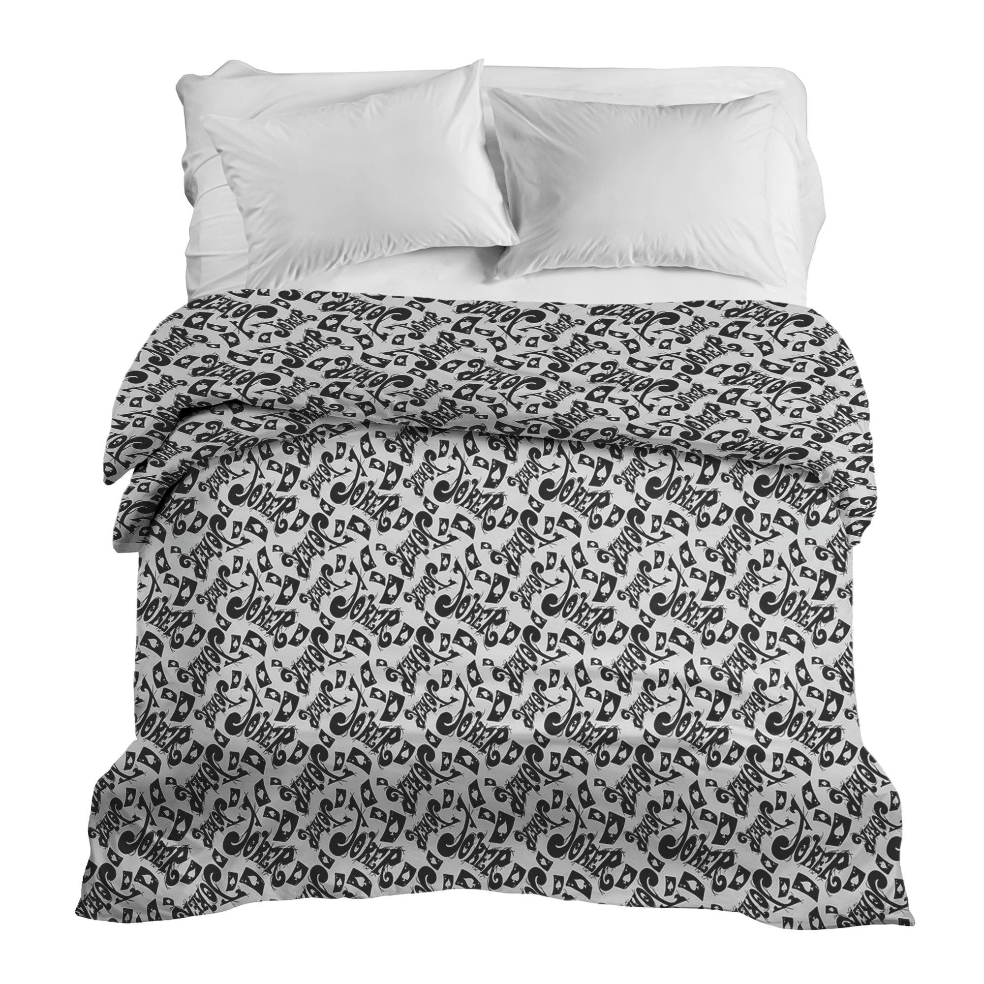 Manta terapéutica original - Funda de algodón con inscripción en negro Joker