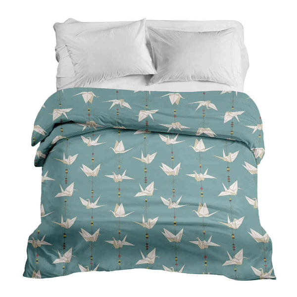 Manta terapéutica original - Funda de algodón Funda Origami Cisne