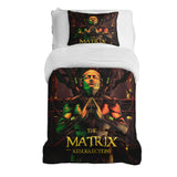 Set de ropa de cama con manta terapéutica marrón Matrix