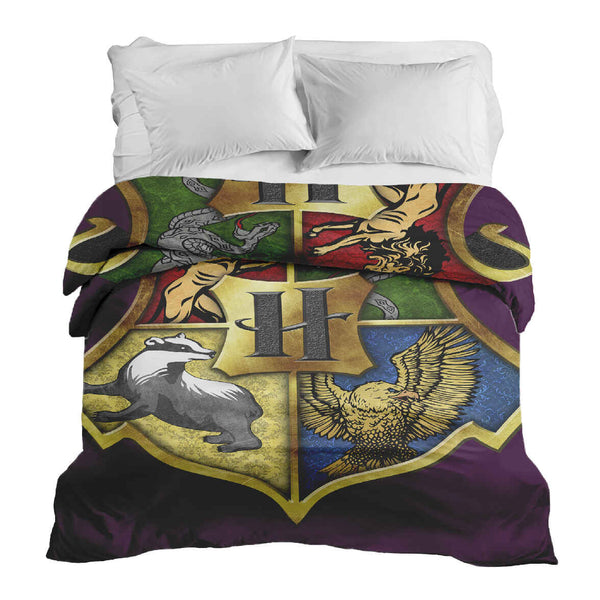 Manta terapéutica original - Funda de algodón Casas de Hogwarts