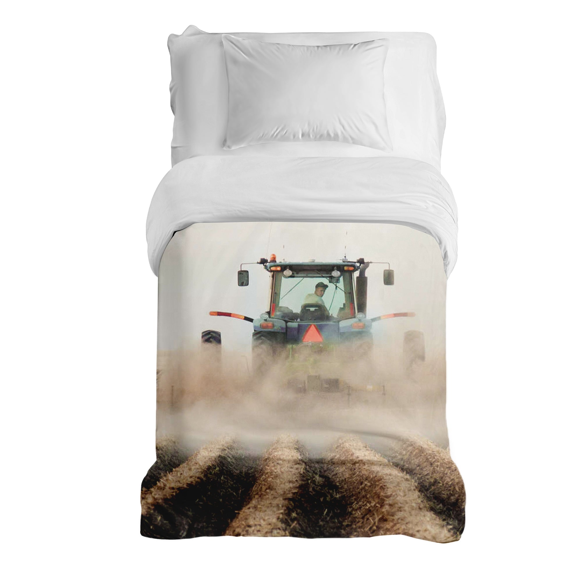 Manta terapéutica original - Funda de algodón Tractor en acción