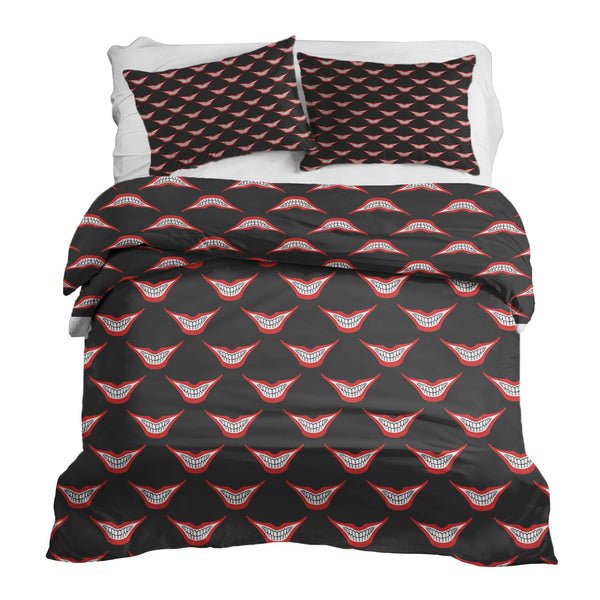 Set de ropa de cama con manta terapéutica Boca sonriente