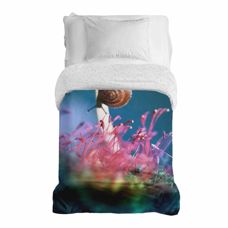 Manta terapéutica original - Funda de algodón con hongo y caracol