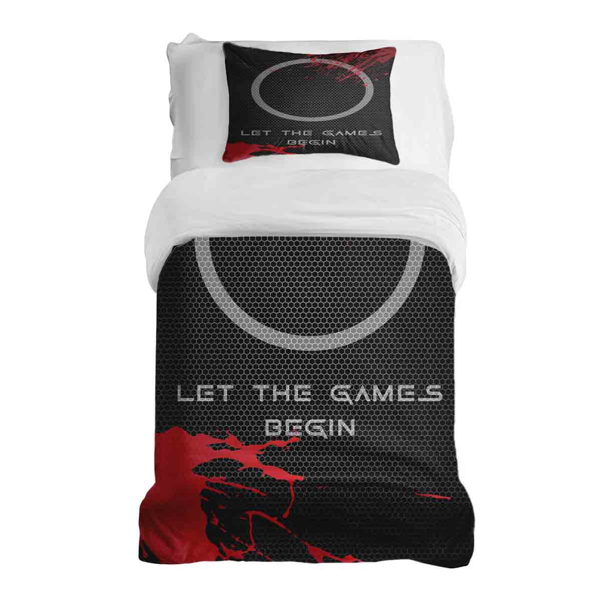 Set de ropa de cama con manta terapéutica inicio del juego
