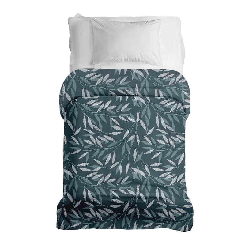 Manta terapéutica original - Funda de algodón con ramas azules