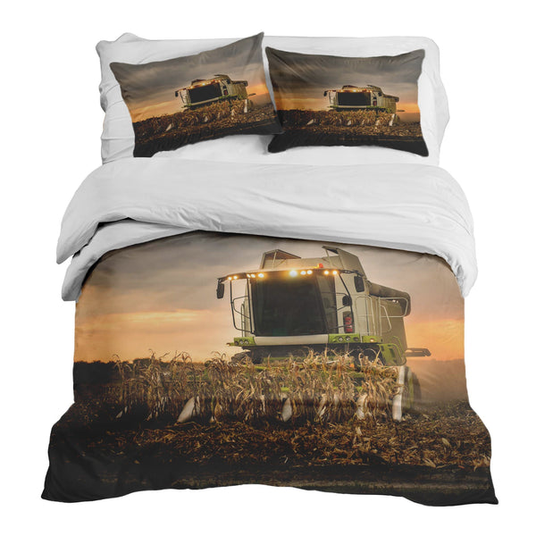 Juego de ropa de cama con manta terapéutica marrón Dreschmaschine
