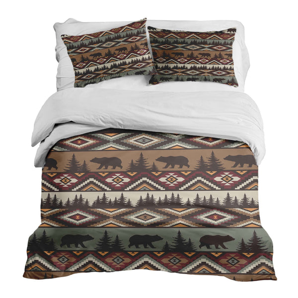 Set de ropa de cama con manta terapéutica marrón Noruega