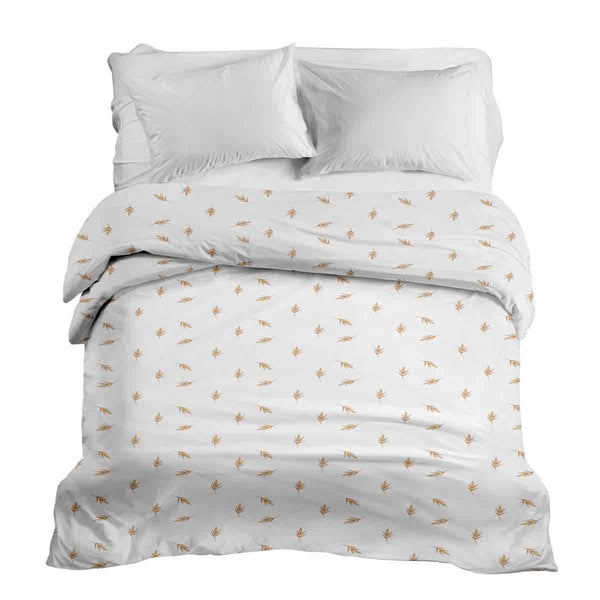 Manta terapéutica original - Funda de algodón blanca con pajitas