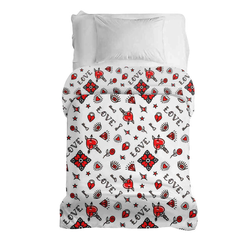 Manta terapéutica original - Funda de algodón amor mezclado