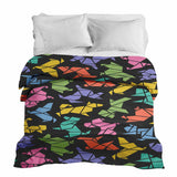 Manta terapéutica original - Funda de algodón Origami perro