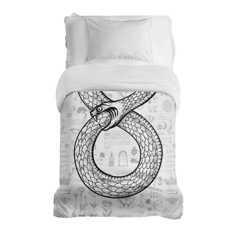 Manta terapéutica original - Funda de algodón con motivo de serpiente