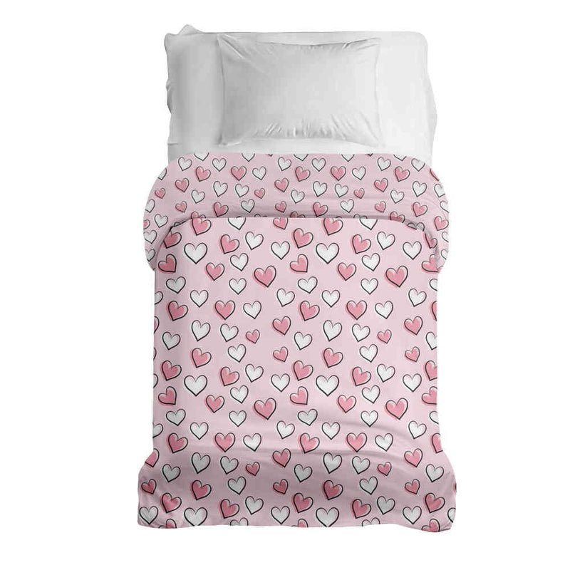 Manta terapéutica original - Funda de algodón con dulces corazones