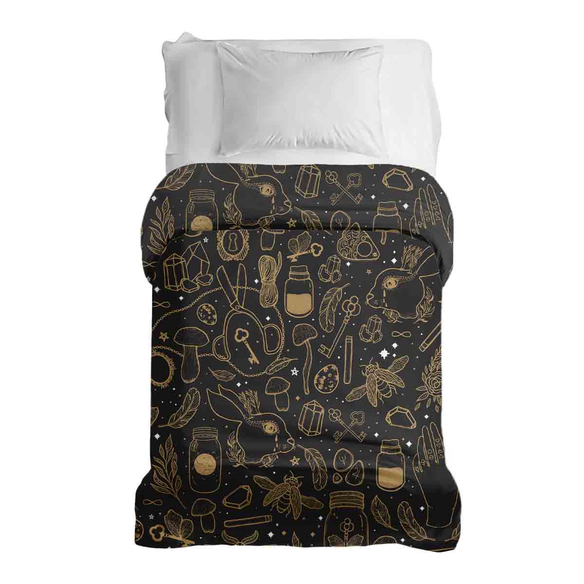 Manta terapéutica original - Funda de algodón negro mágico