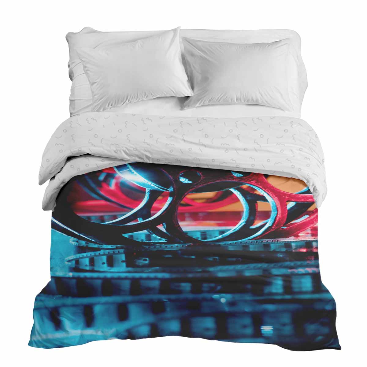 Manta terapéutica original - Funda de algodón con mecanismo de reloj