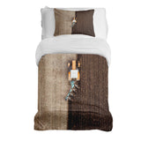 Set de ropa de cama con manta terapéutica marrón Ackerland