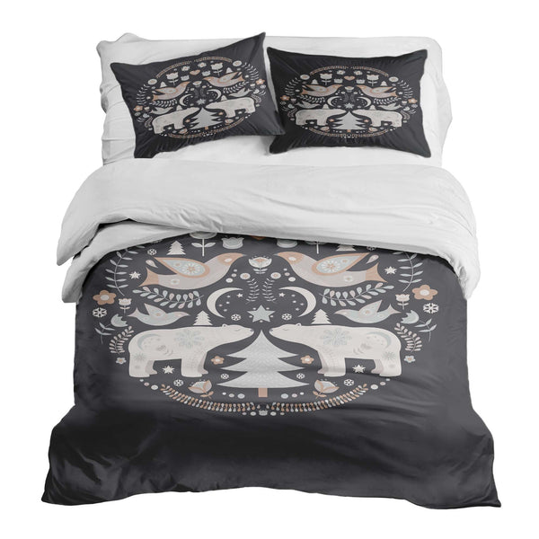 Juego de ropa de cama con manta terapéutica Navidad en Moscú