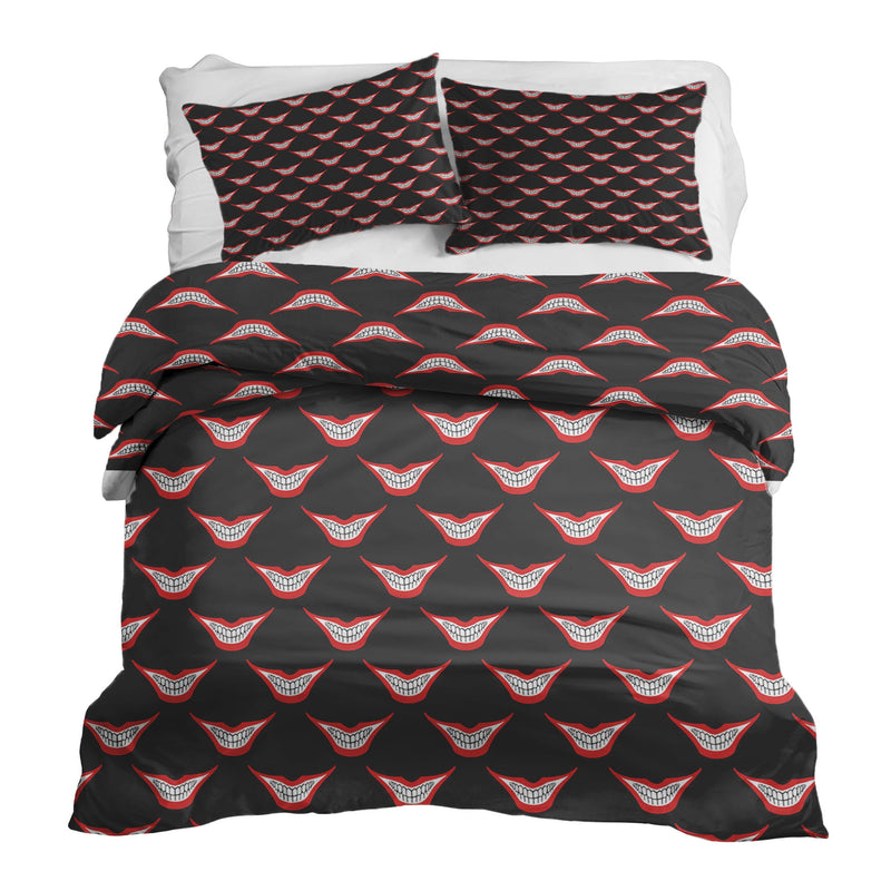 Set de ropa de cama con manta terapéutica Boca sonriente
