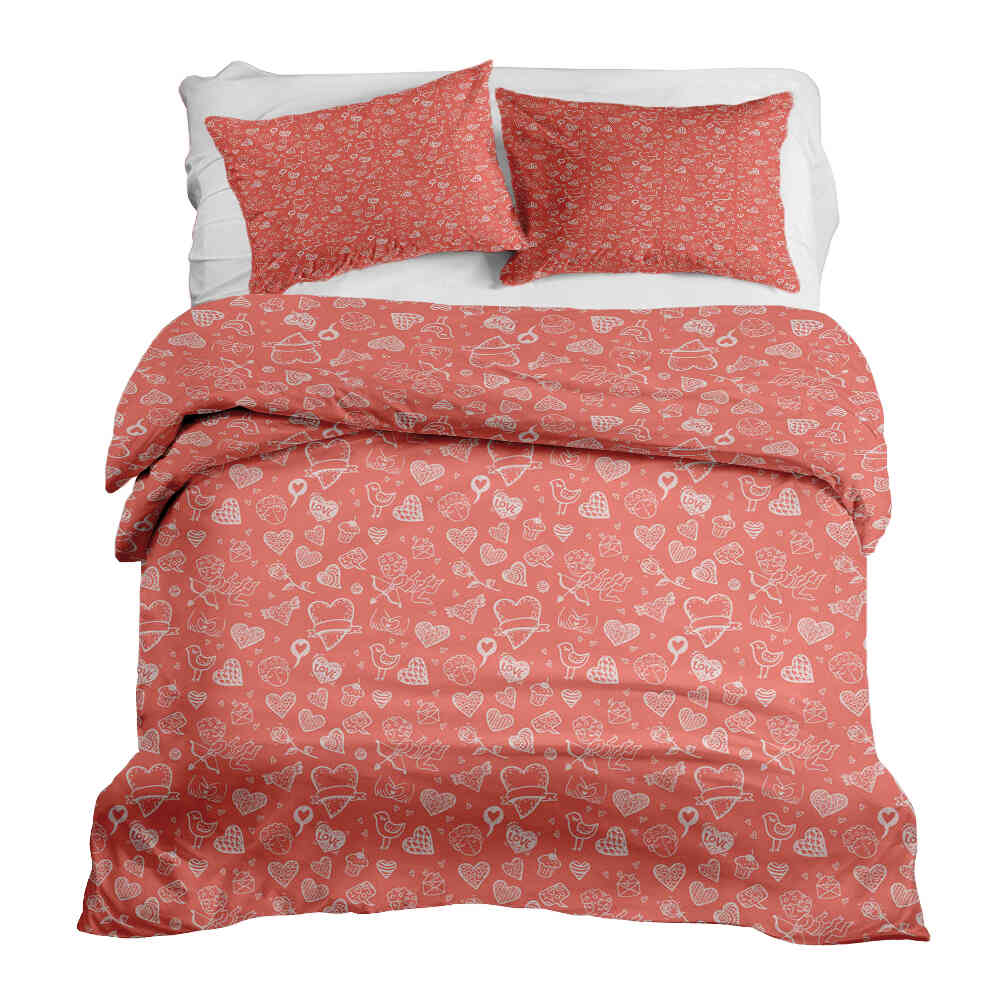 Set de ropa de cama con manta terapéutica Amor y Flecha del Amor