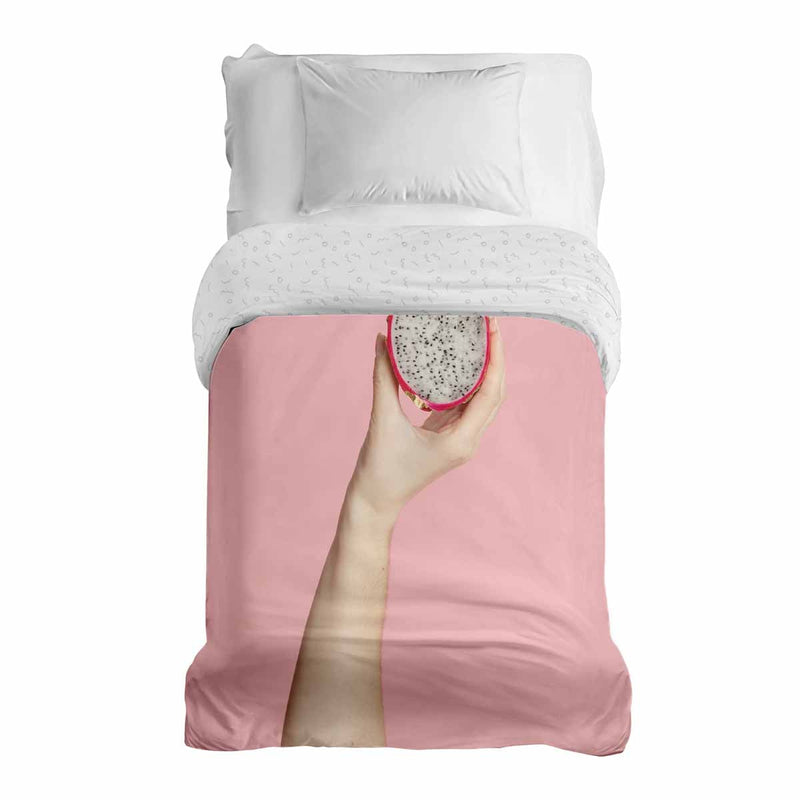 Manta terapéutica original - Funda de algodón rosa con fruta del dragón