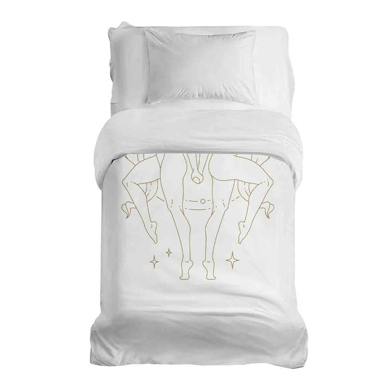 Manta terapéutica original - Funda de algodón constelación Géminis