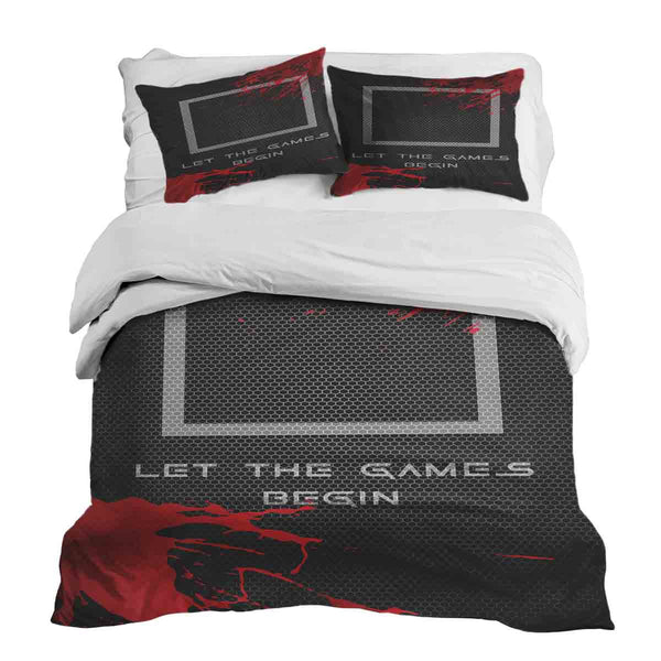 Set de ropa de cama con manta terapéutica negro Let's Play