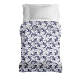 Manta terapéutica original - Funda de algodón con kois azules