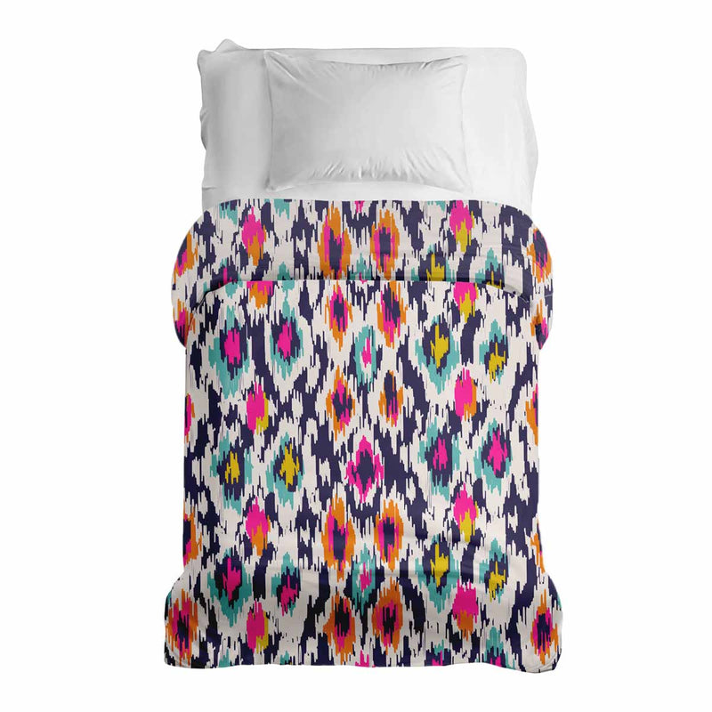 Manta terapéutica original - Funda de algodón colorida con estampado de leopardo