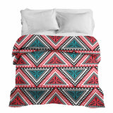 Manta terapéutica original - Funda de algodón con triángulos de colores