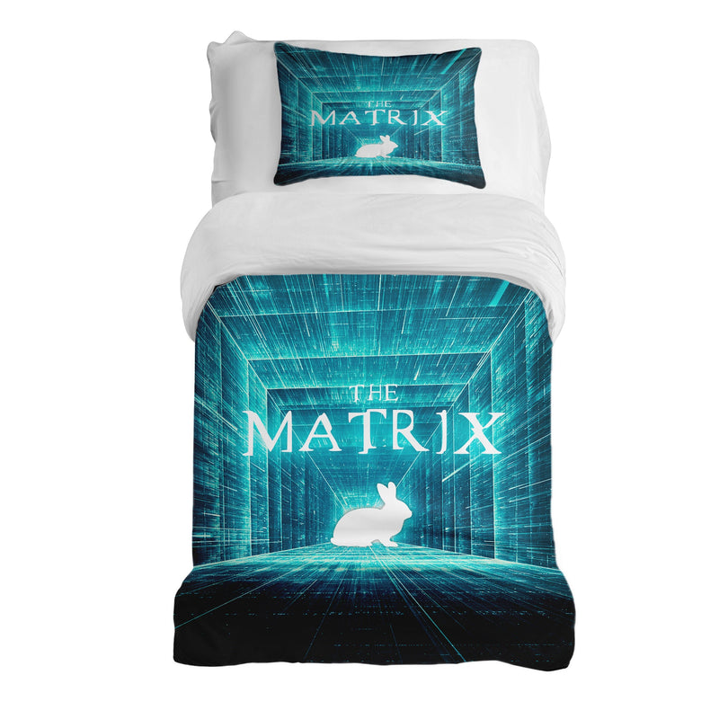 Set de ropa de cama con manta terapéutica azul Matrix