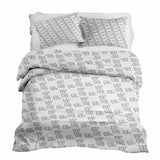 Juego de ropa de cama con manta terapéutica blanca para gato