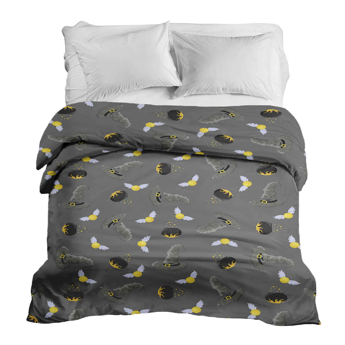 Manta terapéutica original - Funda de algodón gris Sombrero mágico