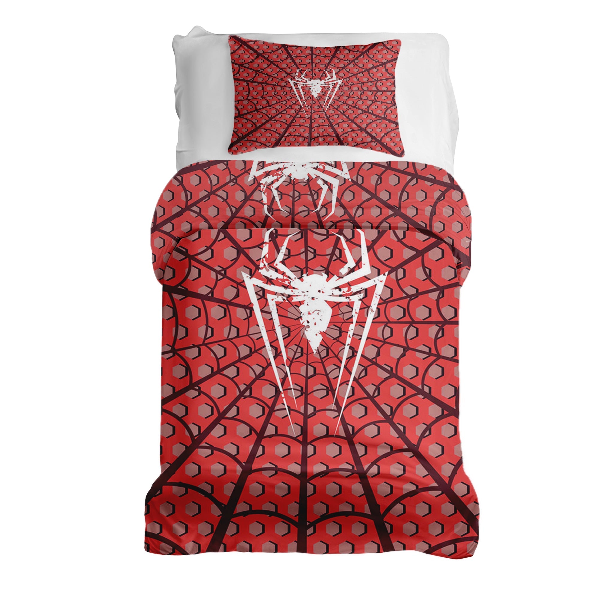 Set de ropa de cama con manta terapéutica Spiderman Araña