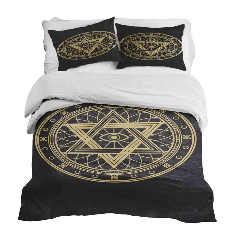 Set de ropa de cama con manta terapéutica Estrella Brújula